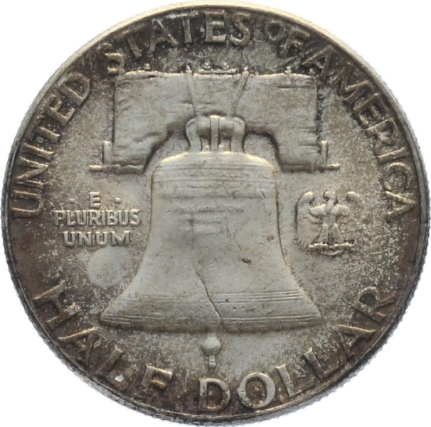 USA 1/2 Dollar 1963 D - Franklin - Topstück